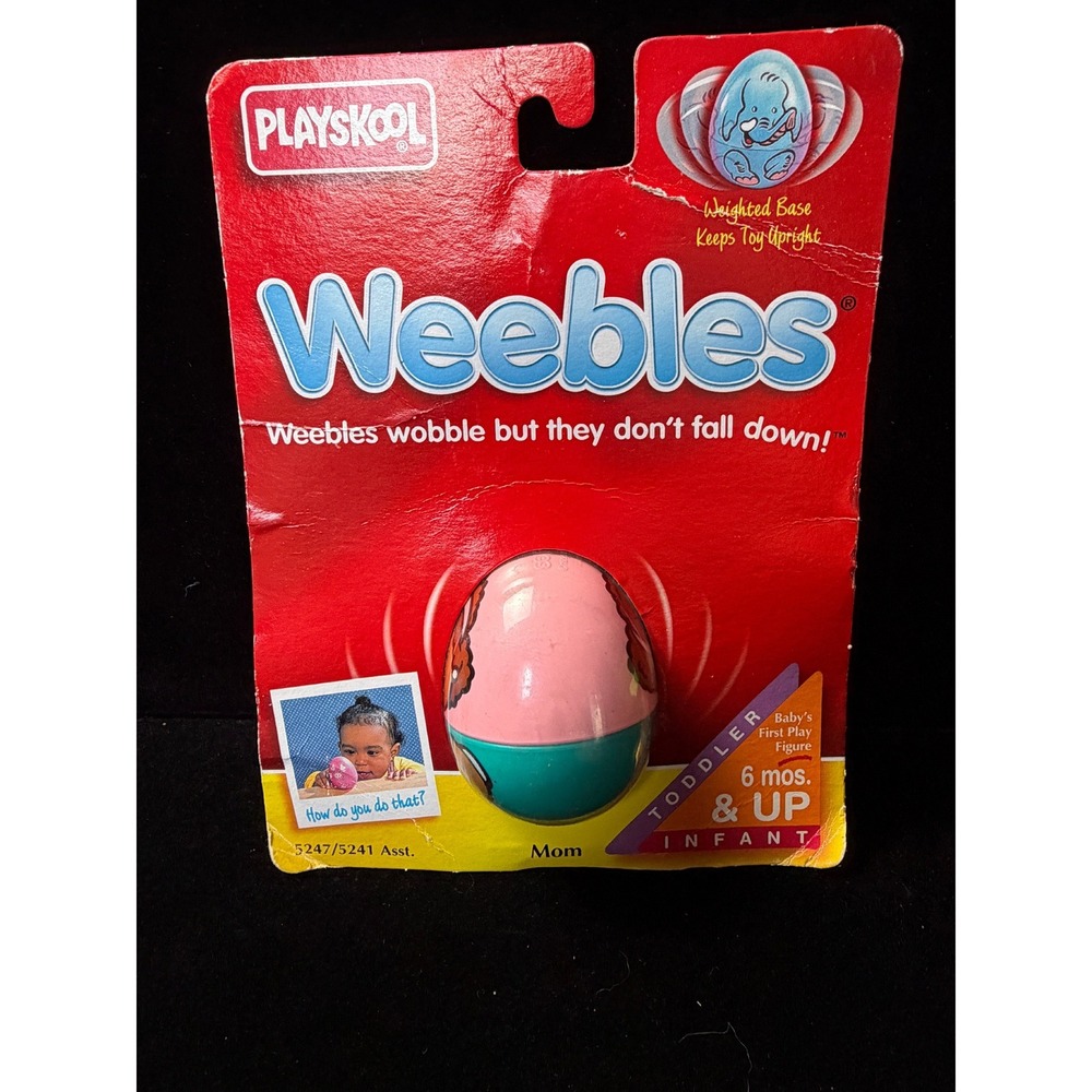 Vintage 1995 Playskool Weebles Mom Figure Sealed New 5247 Hasbro Toddler Toy